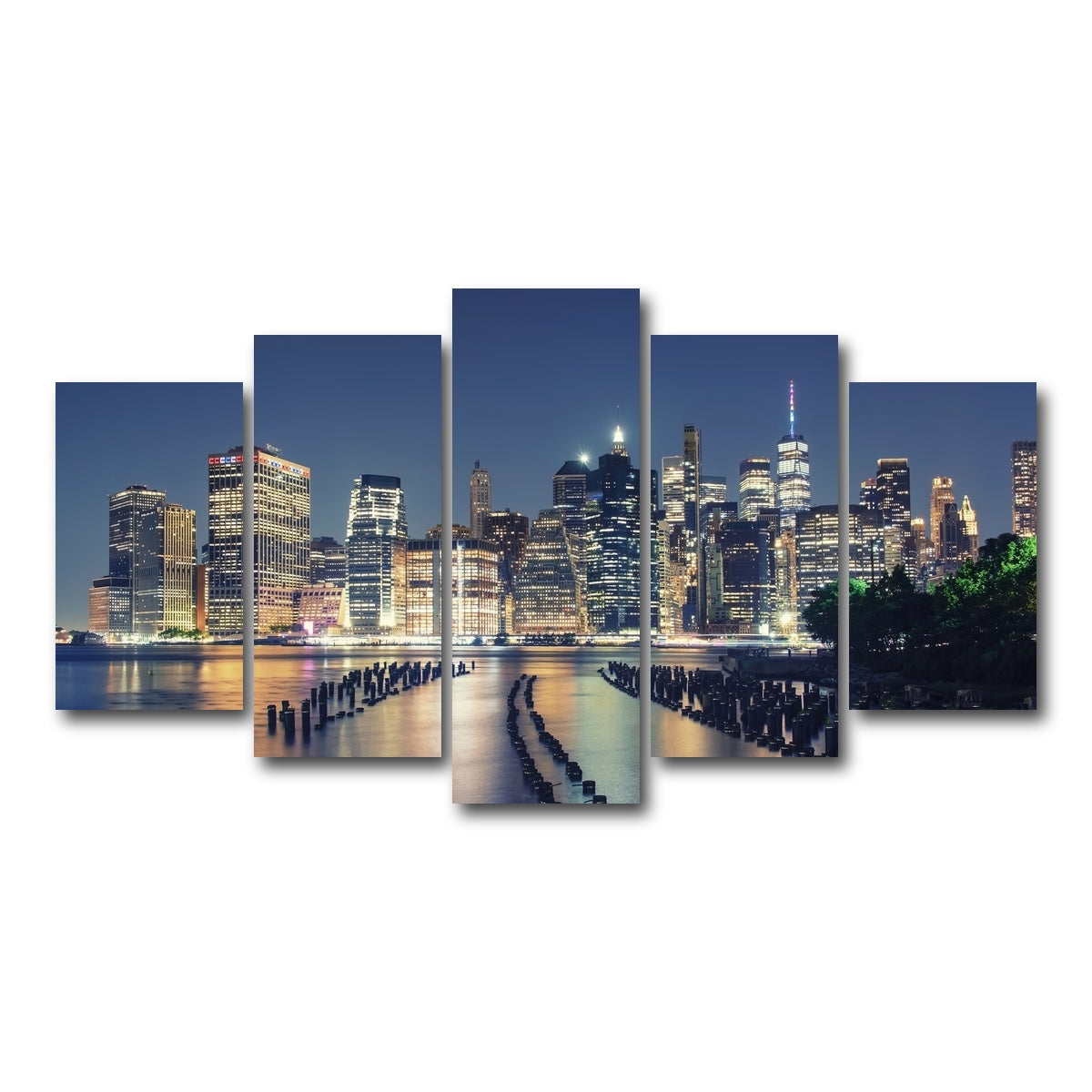 AUTO-MOCKUP WHITE | Pier One | 5 Piece | Gallery Wrap Canvas | group=5_normal