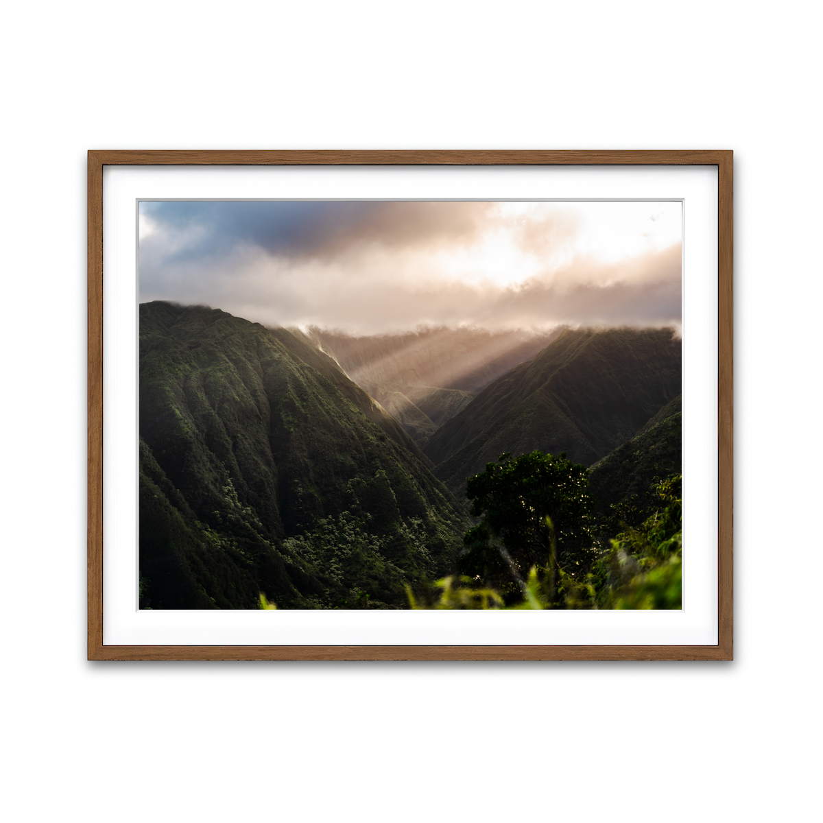 Framed Print 4x3 Walnut