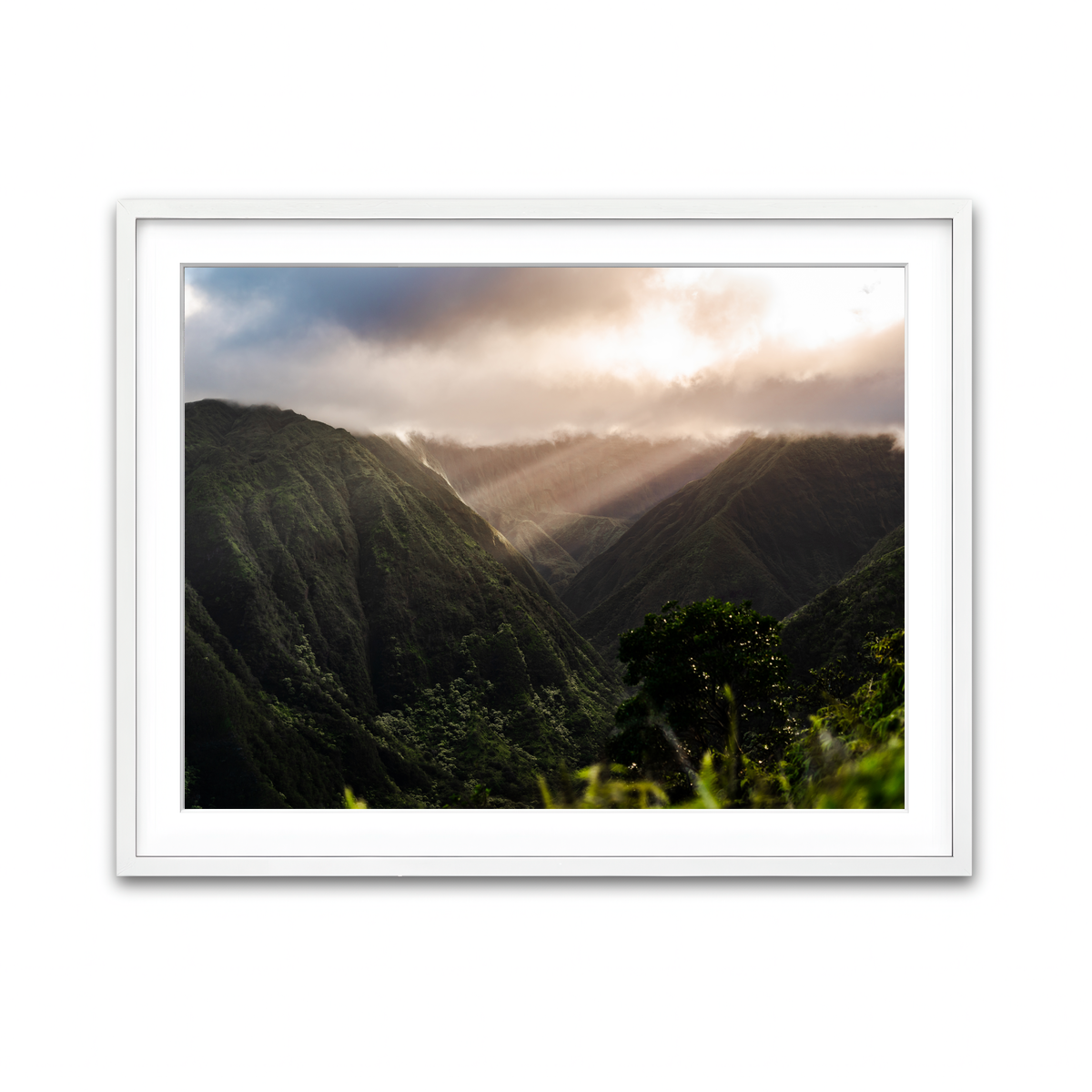Framed Print 4x3 White