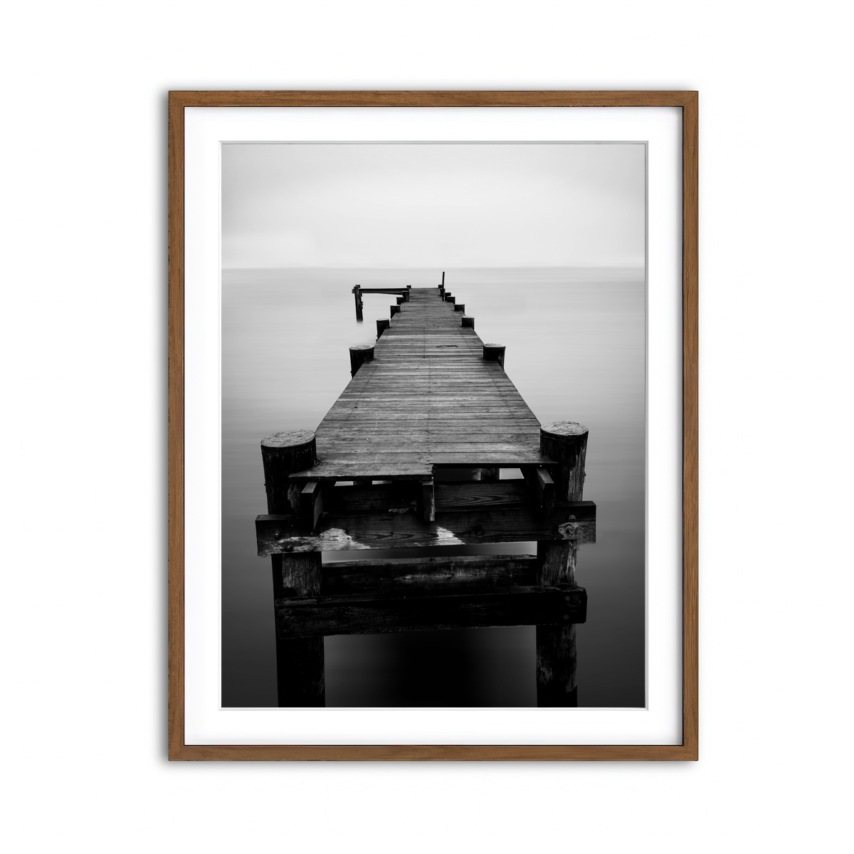 Framed Print 3x4 Walnut