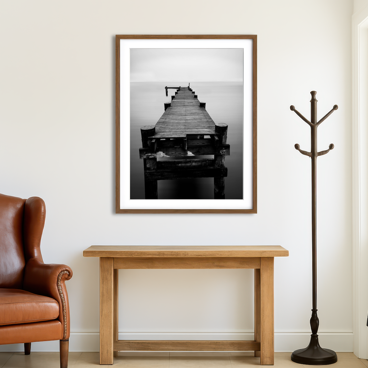 AUTO-MOCKUP ROOM | Pierside Wall Art