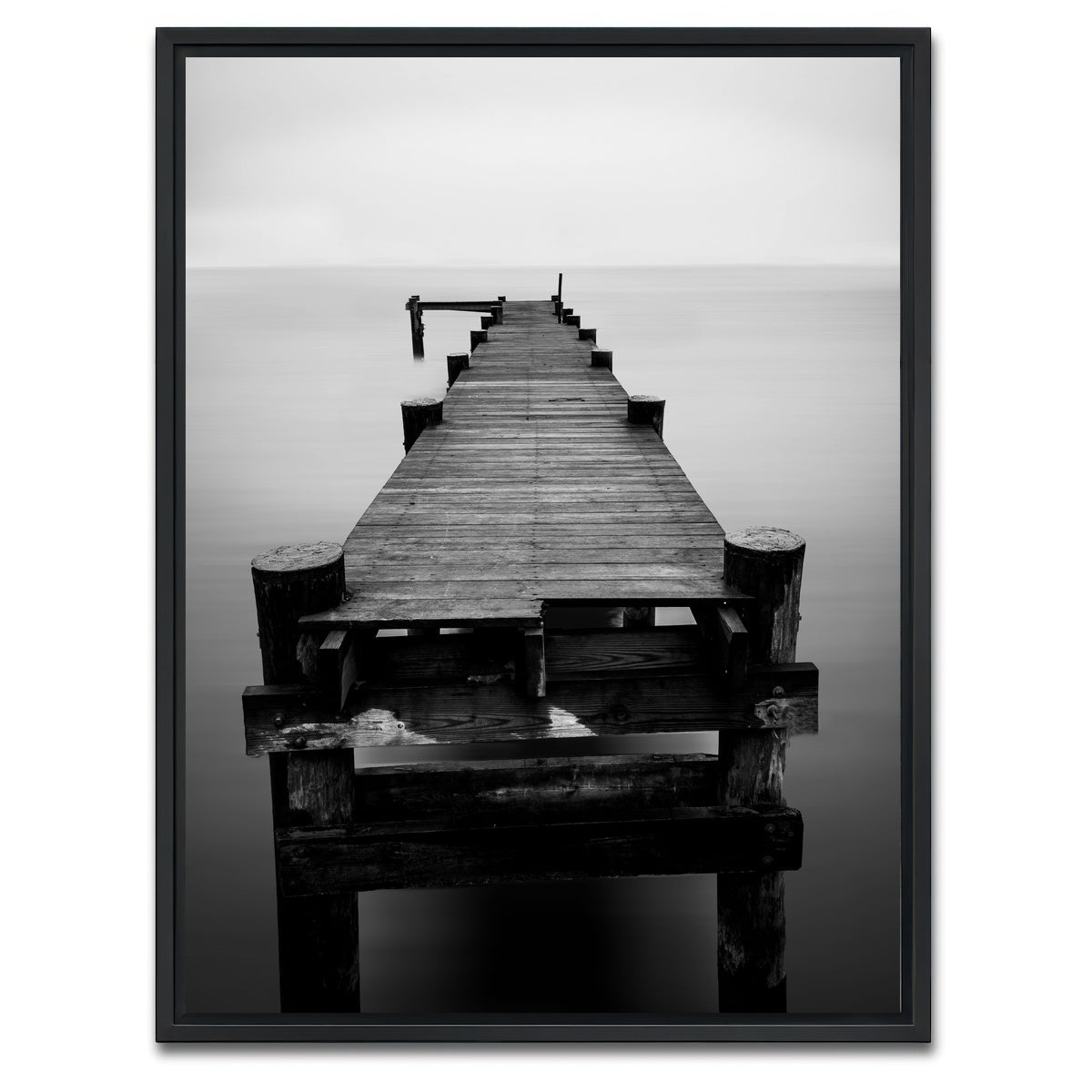 AUTO-MOCKUP WHITE | Pierside | 1 Piece | Black Framed Canvas | group=3x4