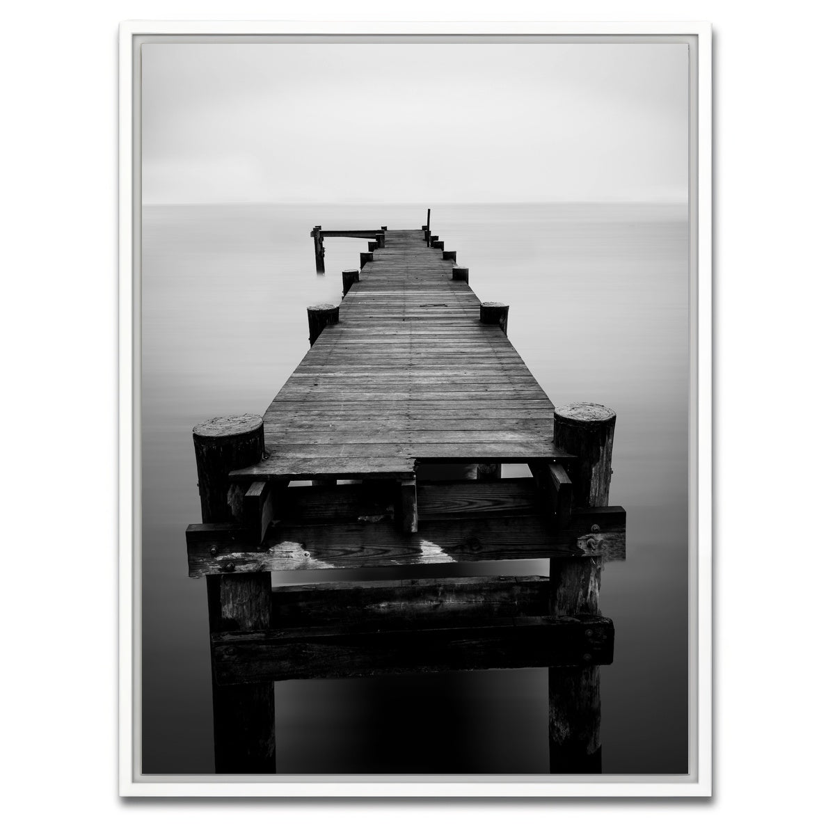 AUTO-MOCKUP WHITE | Pierside | 1 Piece | White Framed Canvas | group=3x4