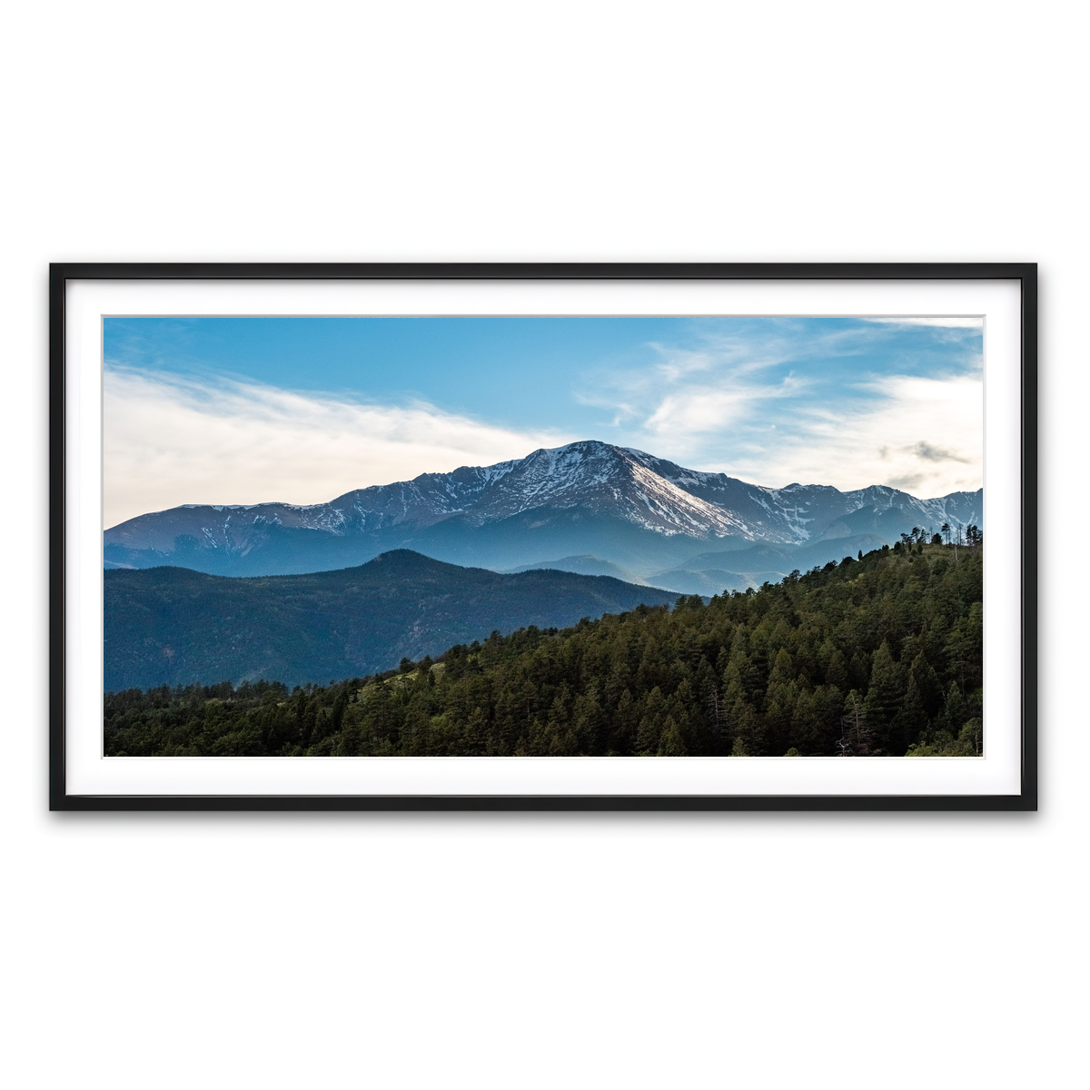 Framed Print 2x1 Black