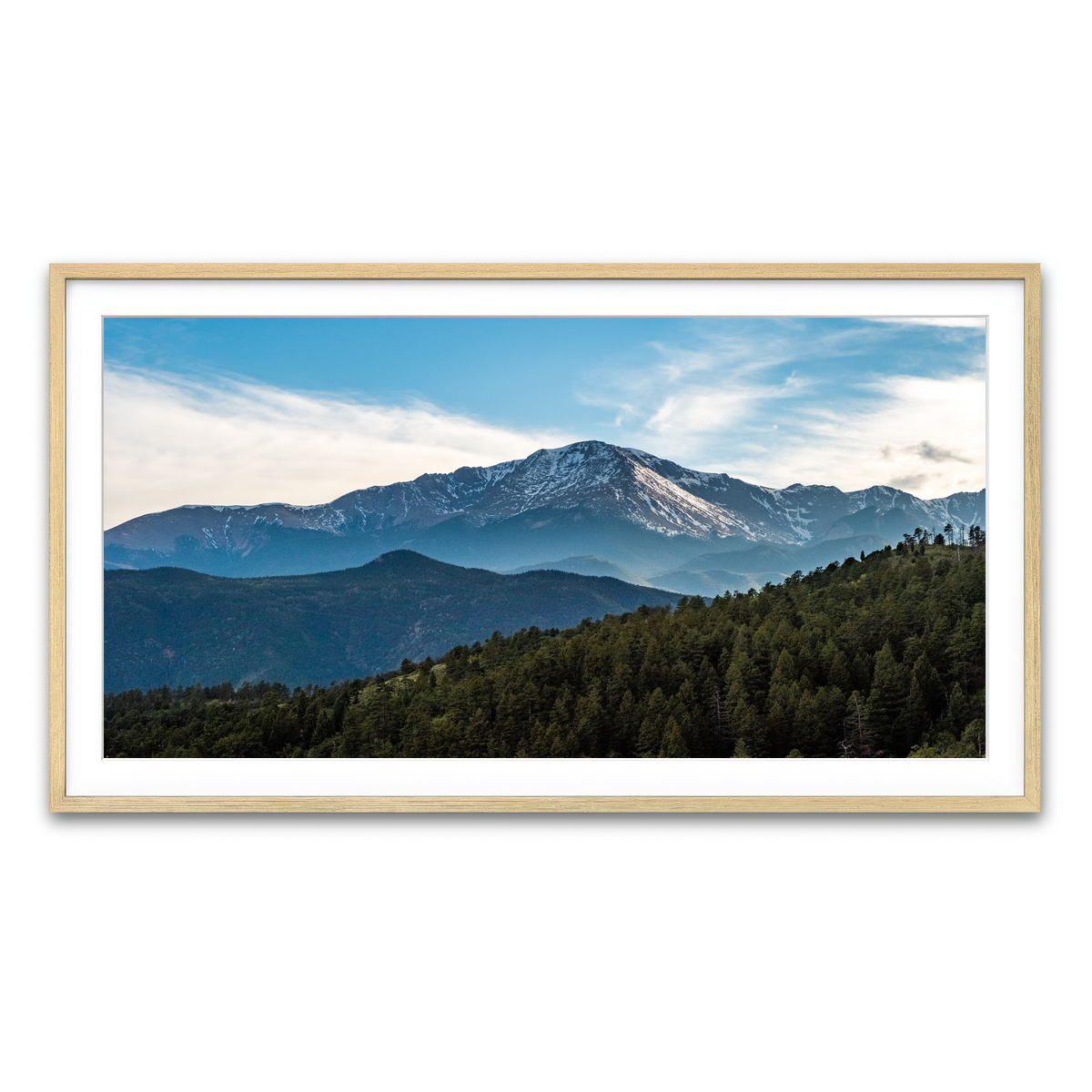 Framed Print 2x1 Natural