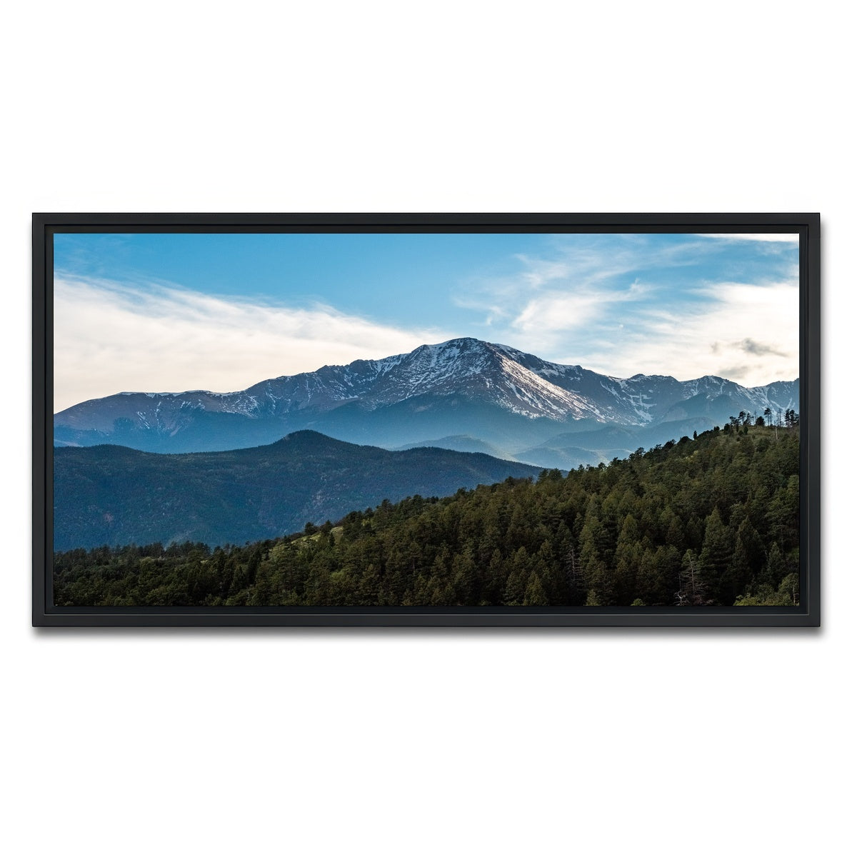 AUTO-MOCKUP WHITE | Pikes Peak | 1 Piece | Black Framed Canvas | group=2x1