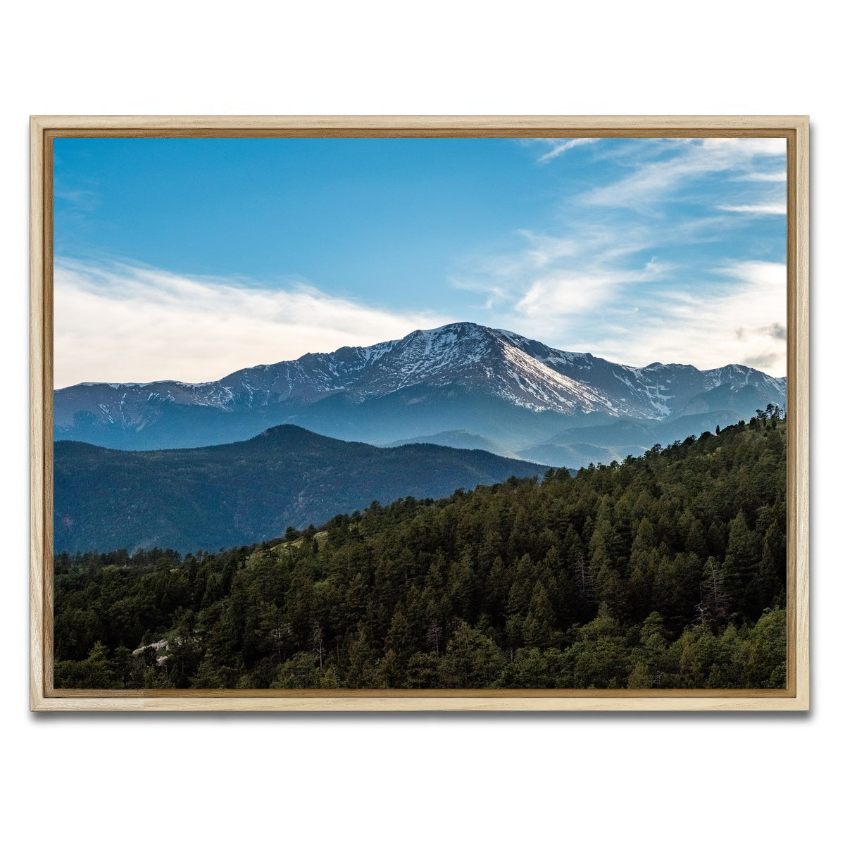 AUTO-MOCKUP WHITE | Pikes Peak | 1 Piece | Natural Framed Canvas | group=4x3