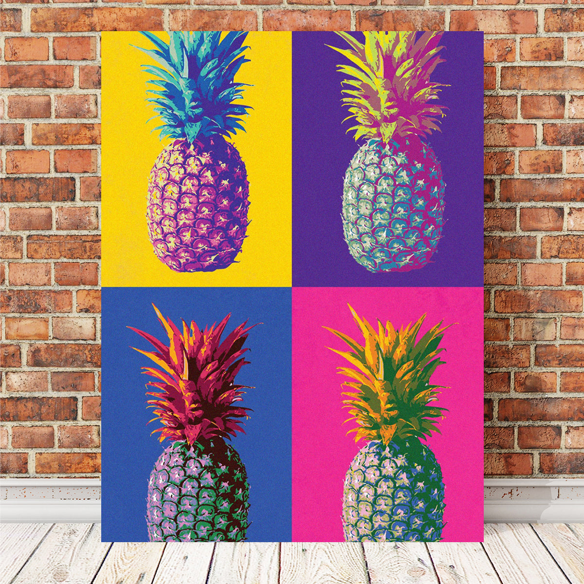 Pineapple Makes Me Happy Wall Art