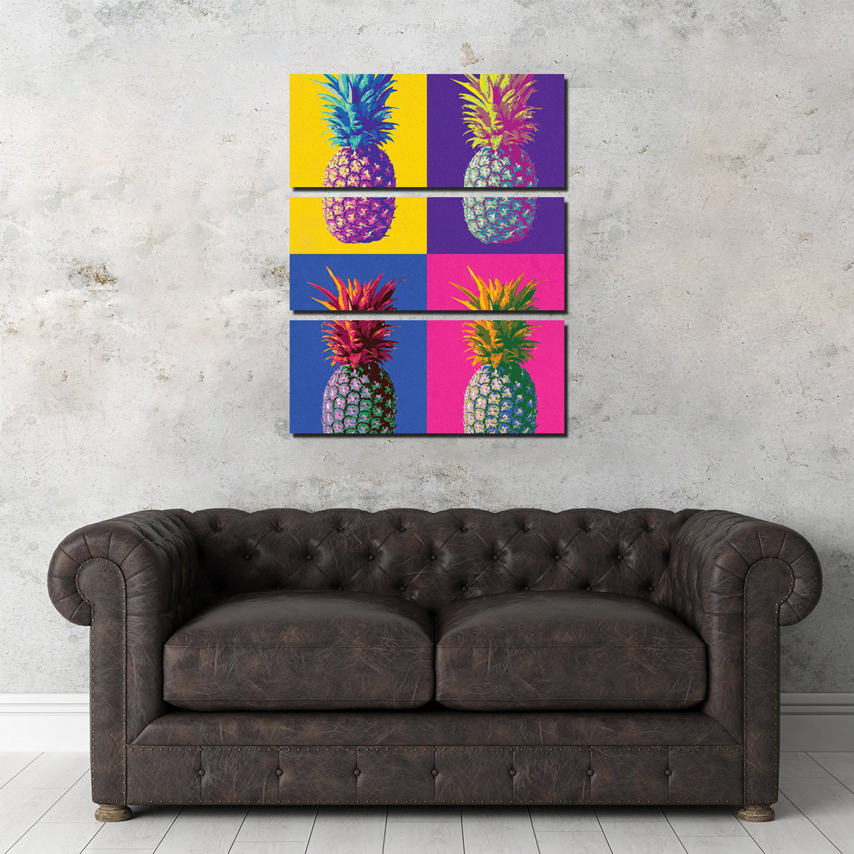Pineapple Makes Me Happy Wall Art