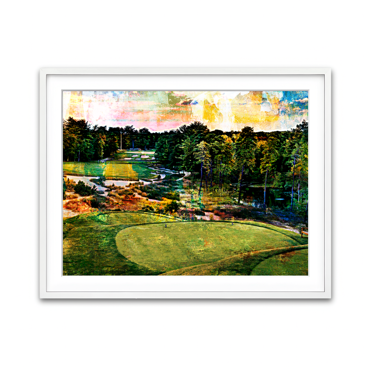 Framed Print 4x3 White
