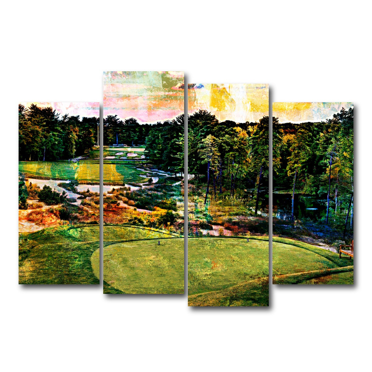 AUTO-MOCKUP WHITE | Pine Valley | 4 Piece | Gallery Wrap Canvas | group=4_normal
