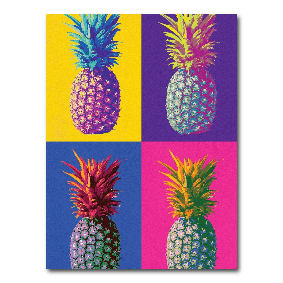 AUTO-MOCKUP WHITE | Pineapple Makes Me Happy | 1 Piece | Gallery Wrap Canvas | group=3x4