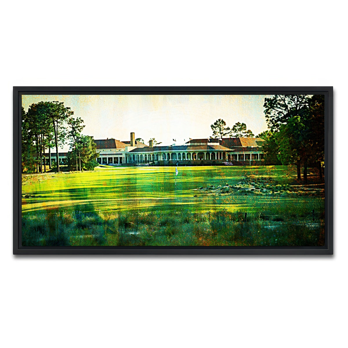 AUTO-MOCKUP WHITE | Pinehurst No. 2 | 1 Piece | Black Framed Canvas | group=2x1