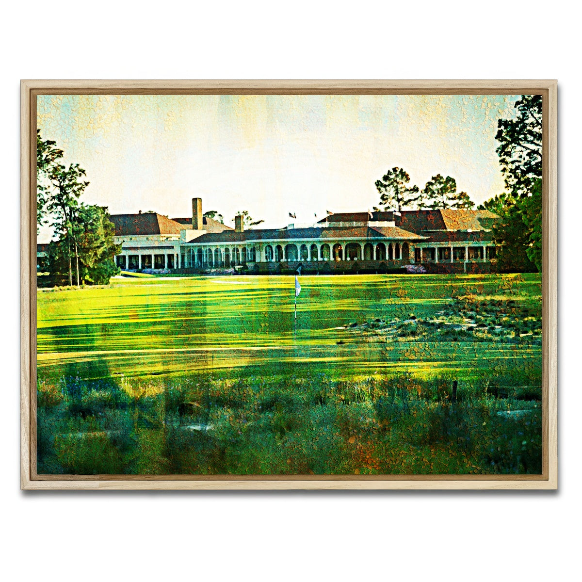 AUTO-MOCKUP WHITE | Pinehurst No. 2 | 1 Piece | Natural Framed Canvas | group=4x3
