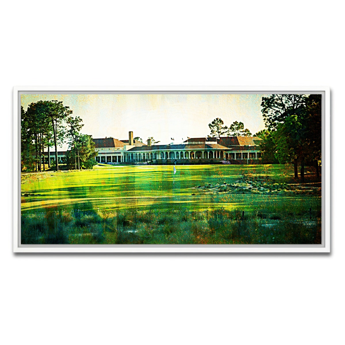 AUTO-MOCKUP WHITE | Pinehurst No. 2 | 1 Piece | White Framed Canvas | group=2x1