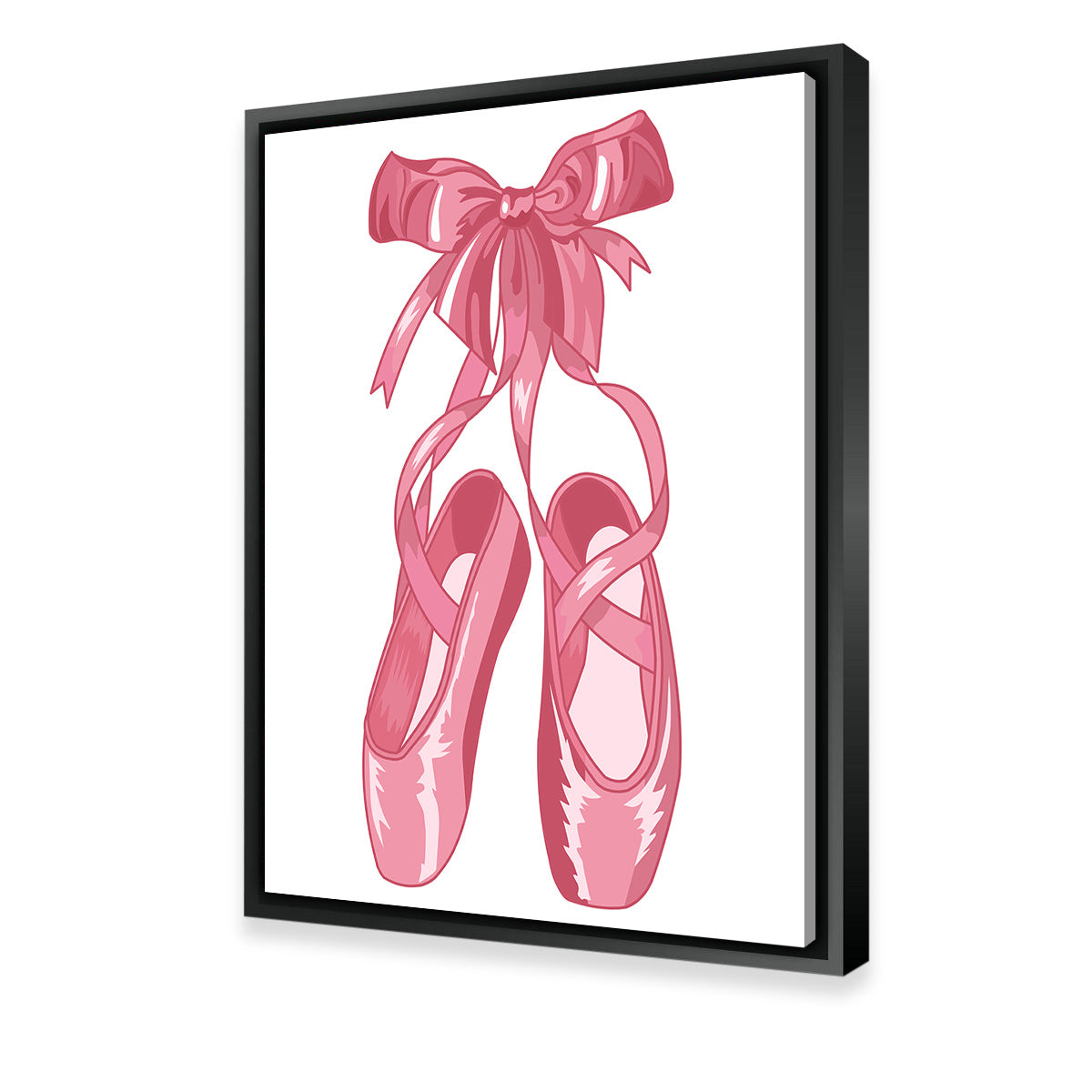 Pink Ballet Shoes Wall Art