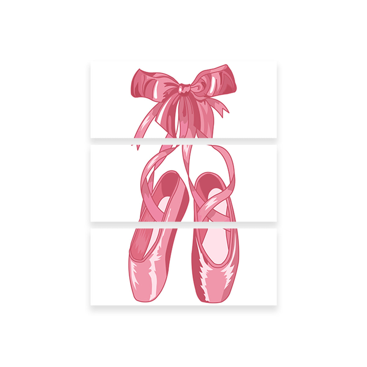Pink Ballet Shoes Wall Art