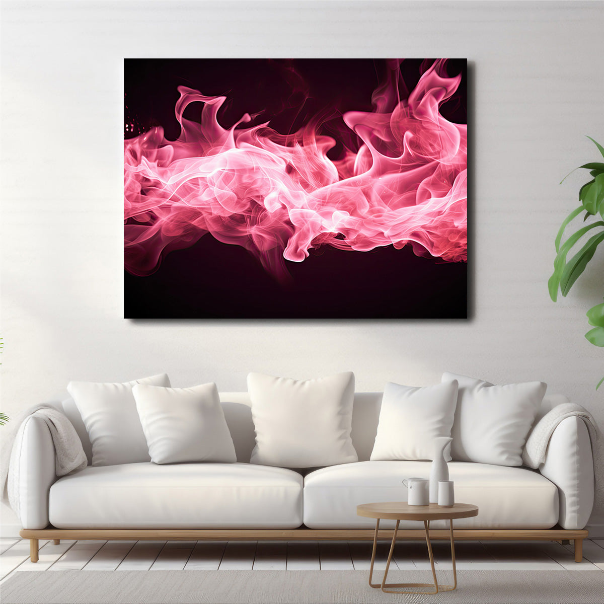 Pink Fire Wall Art