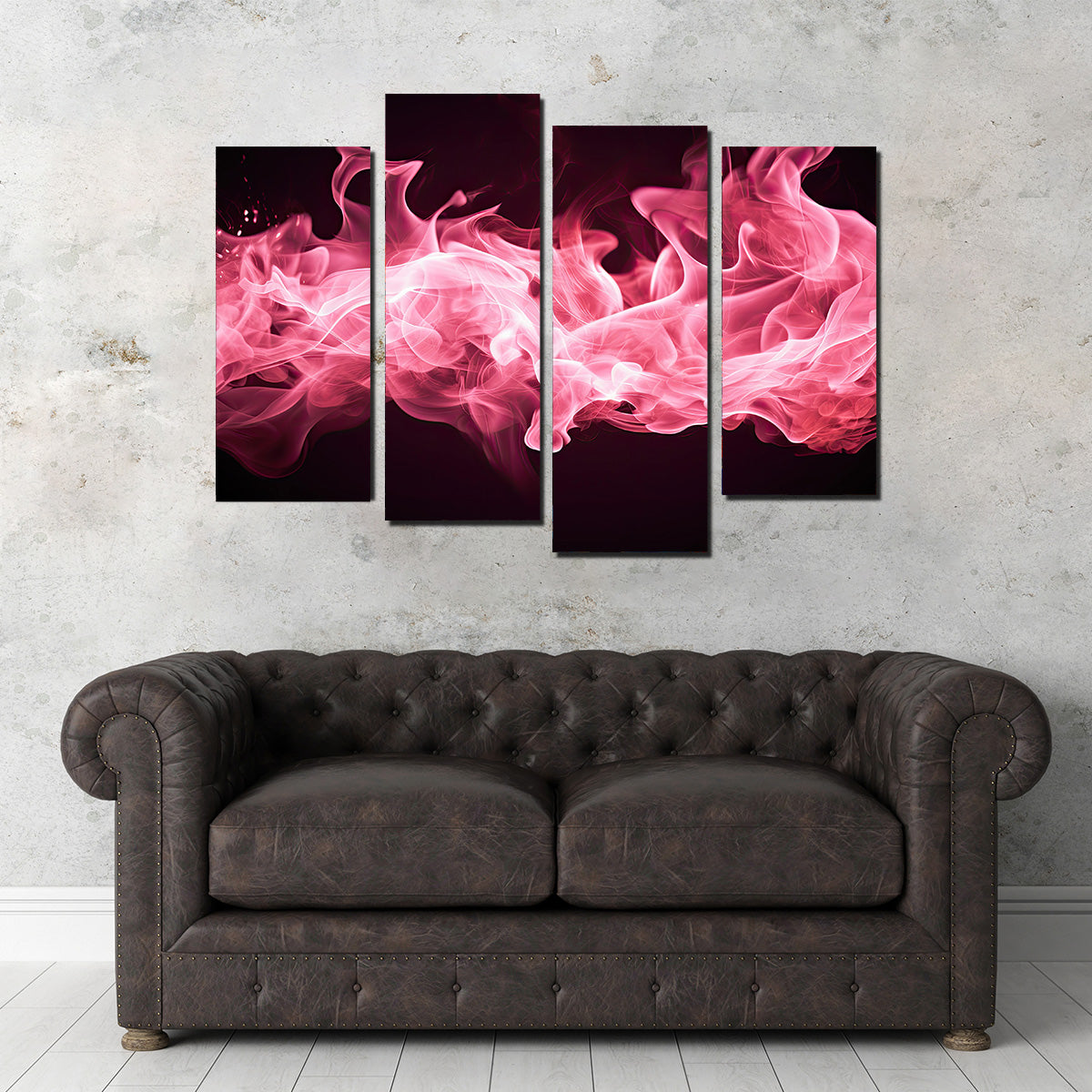 Pink Fire Wall Art