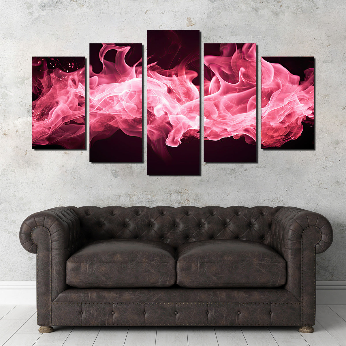 Pink Fire Wall Art