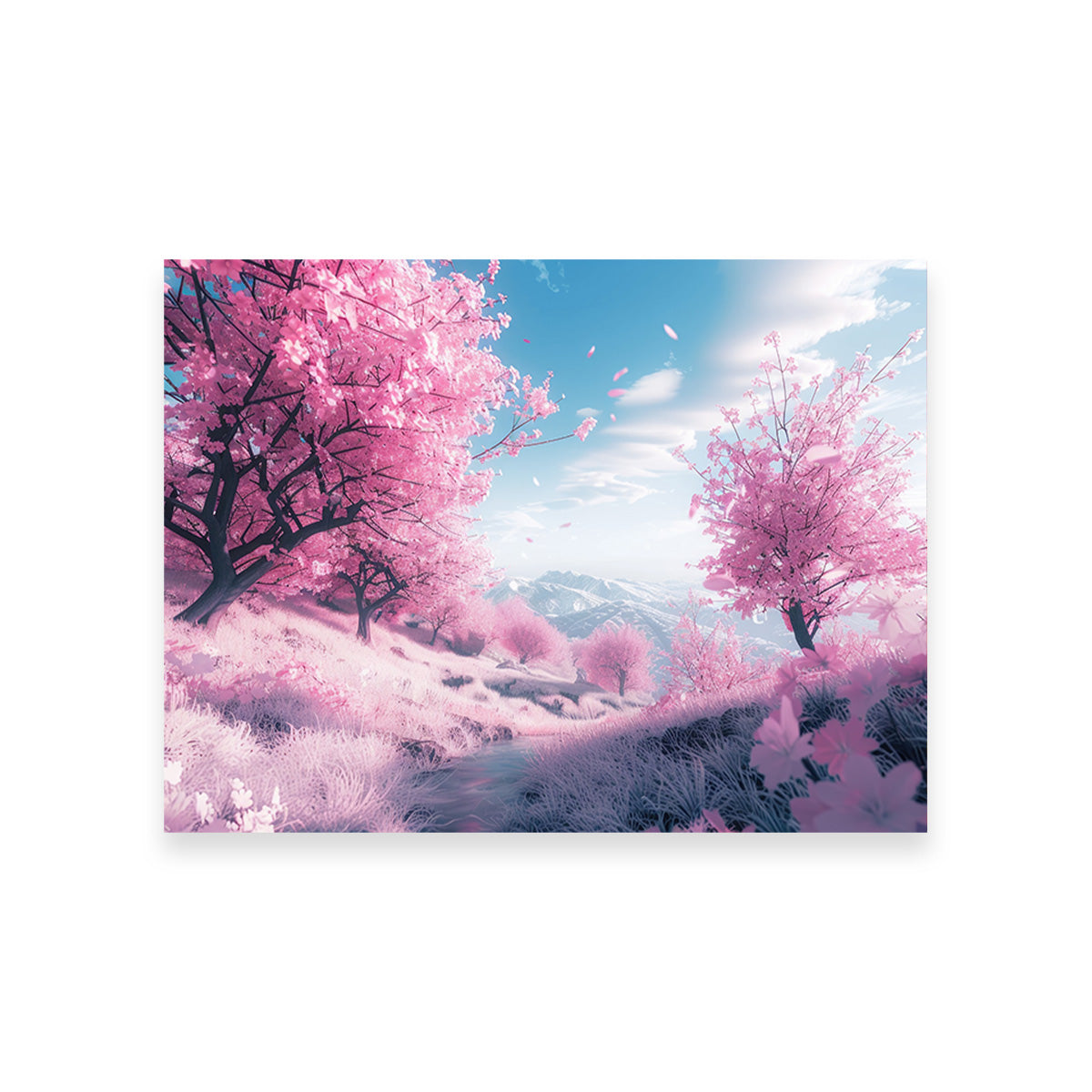 Pink Forest Wall Art