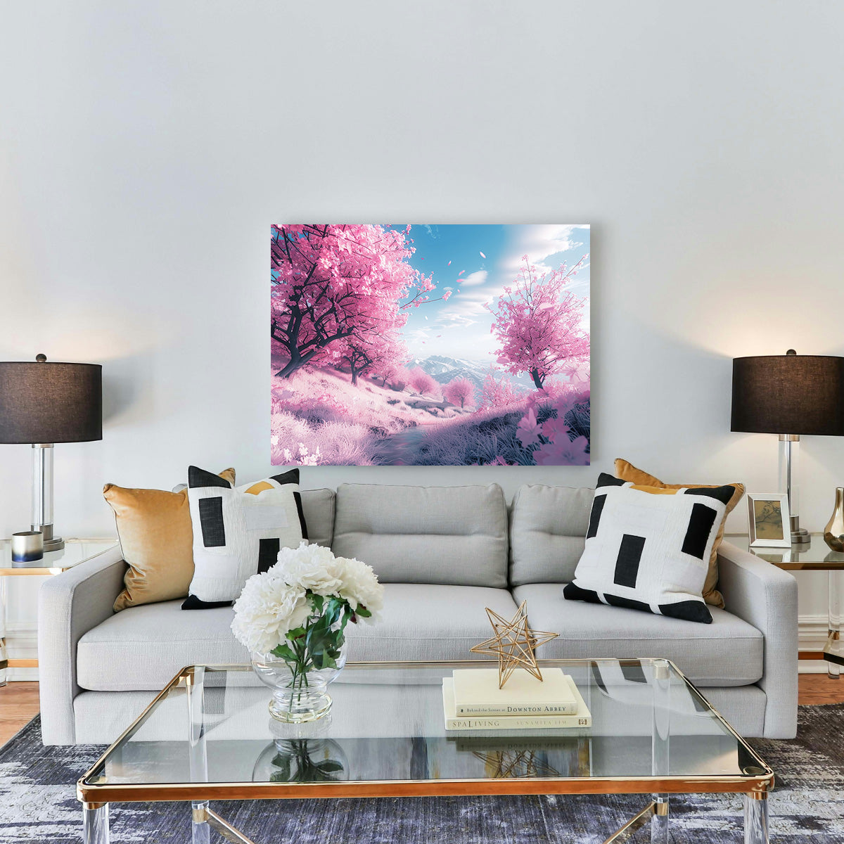 Pink Forest Wall Art