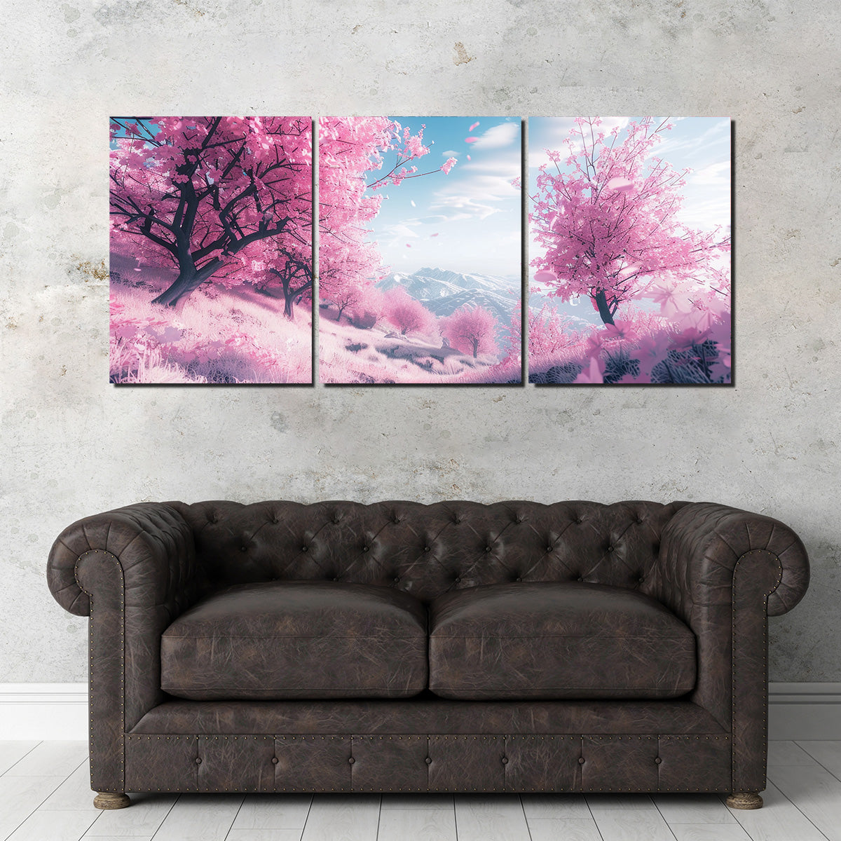 Pink Forest Wall Art