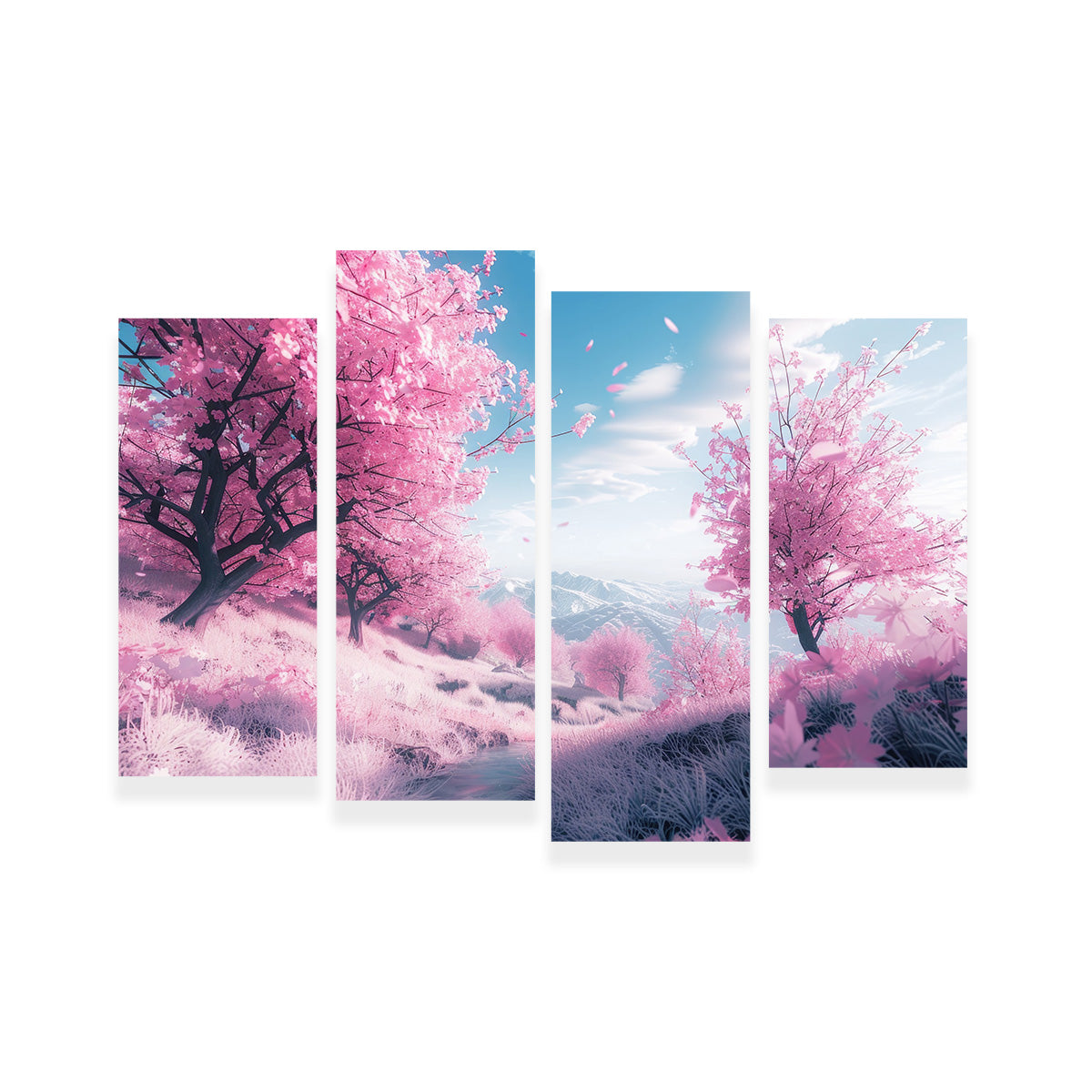 Pink Forest Wall Art
