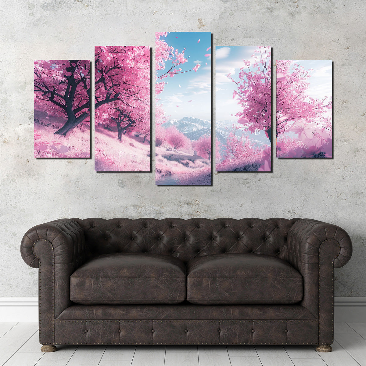 Pink Forest Wall Art