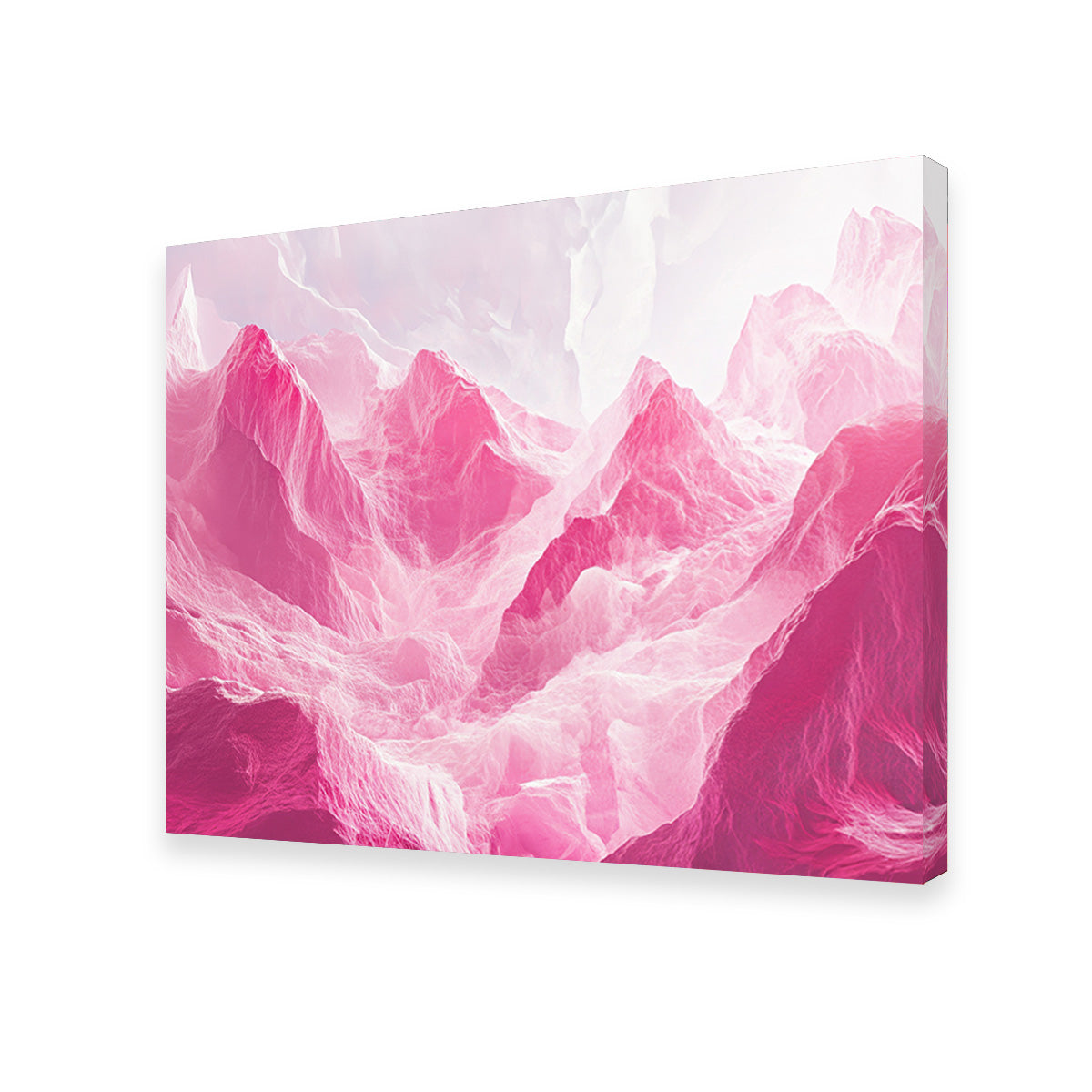 Pink Mountains Wall Art