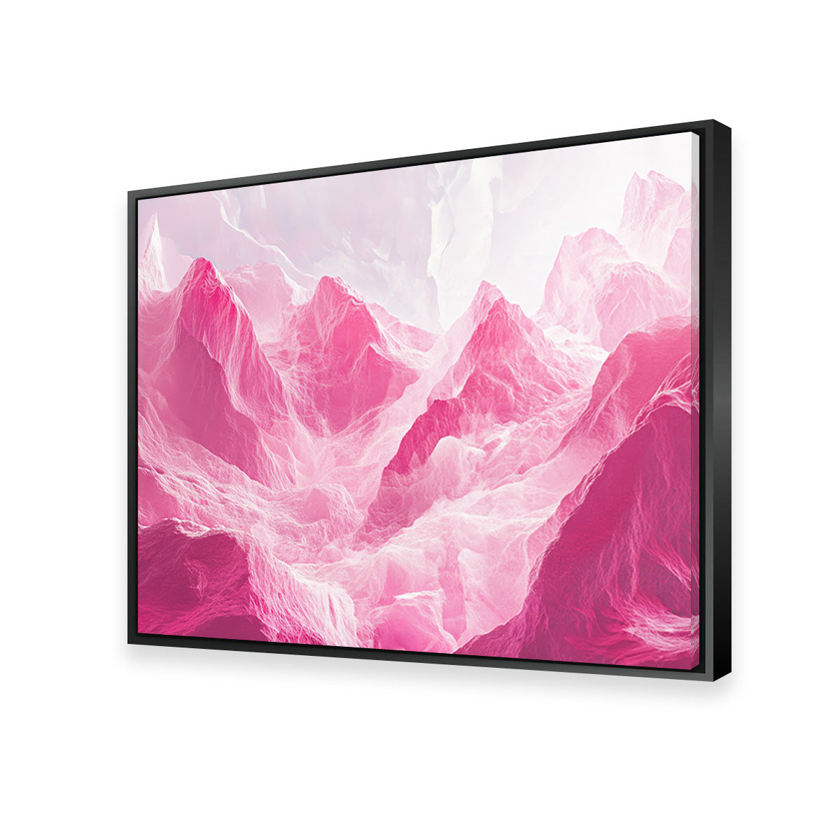 Pink Mountains Wall Art