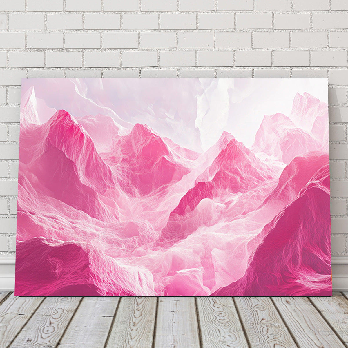 Pink Mountains Wall Art