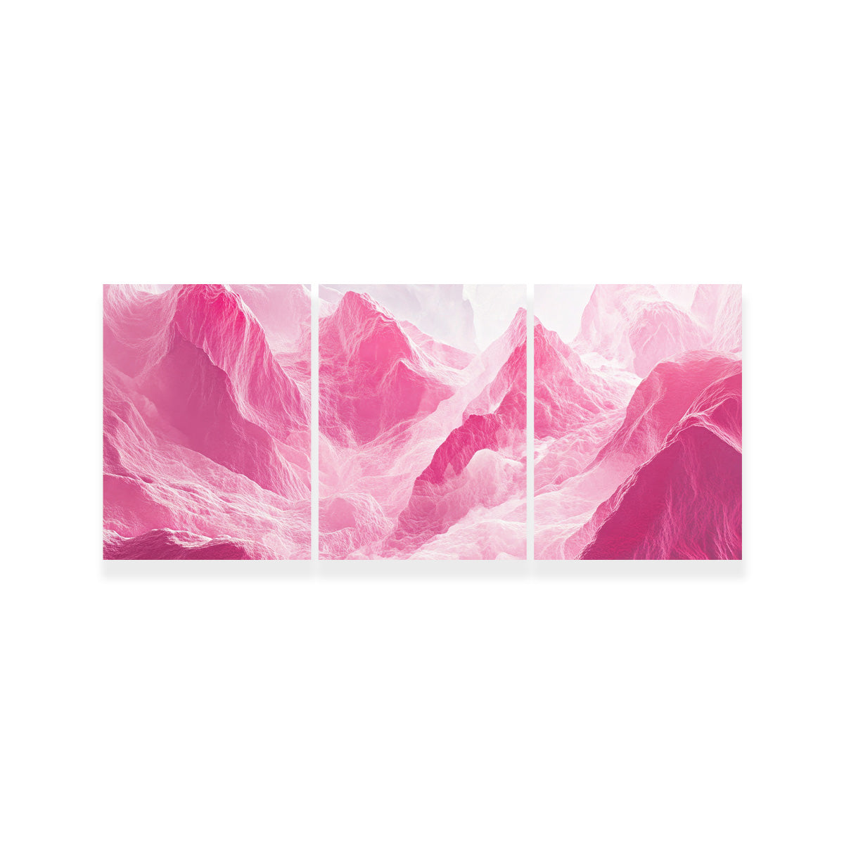 Pink Mountains Wall Art