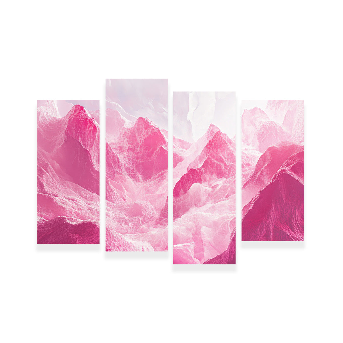 Pink Mountains Wall Art