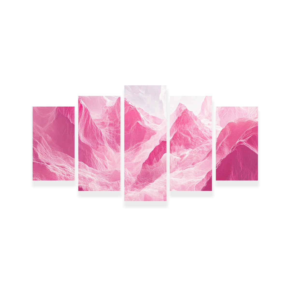Pink Mountains Wall Art