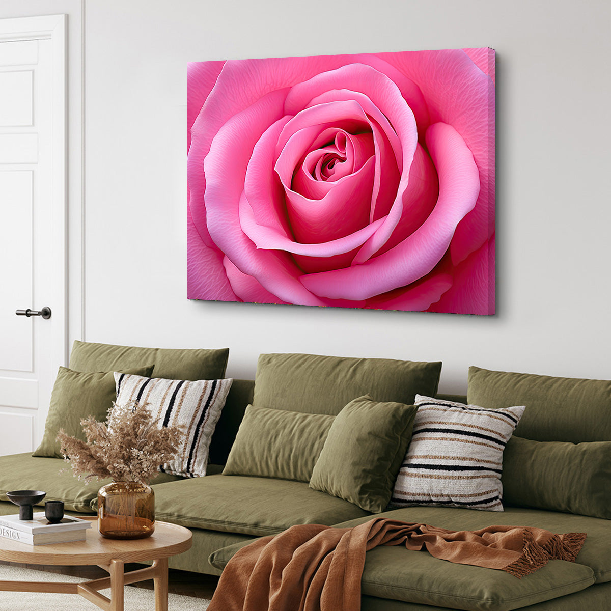 Pink Rose Wall Art