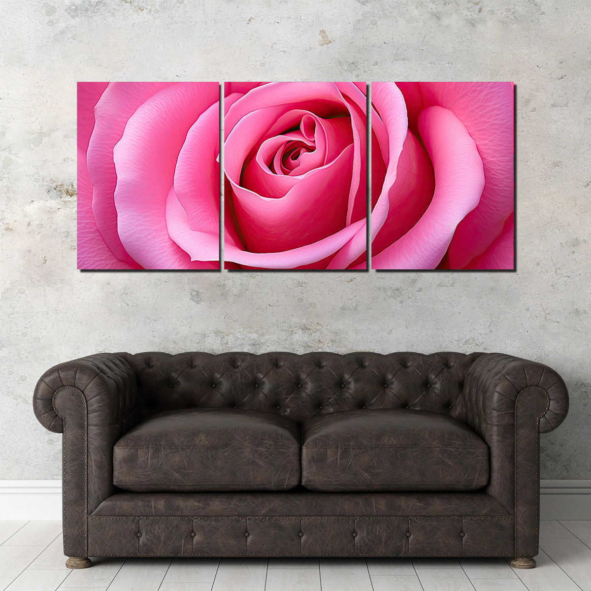 Pink Rose Wall Art