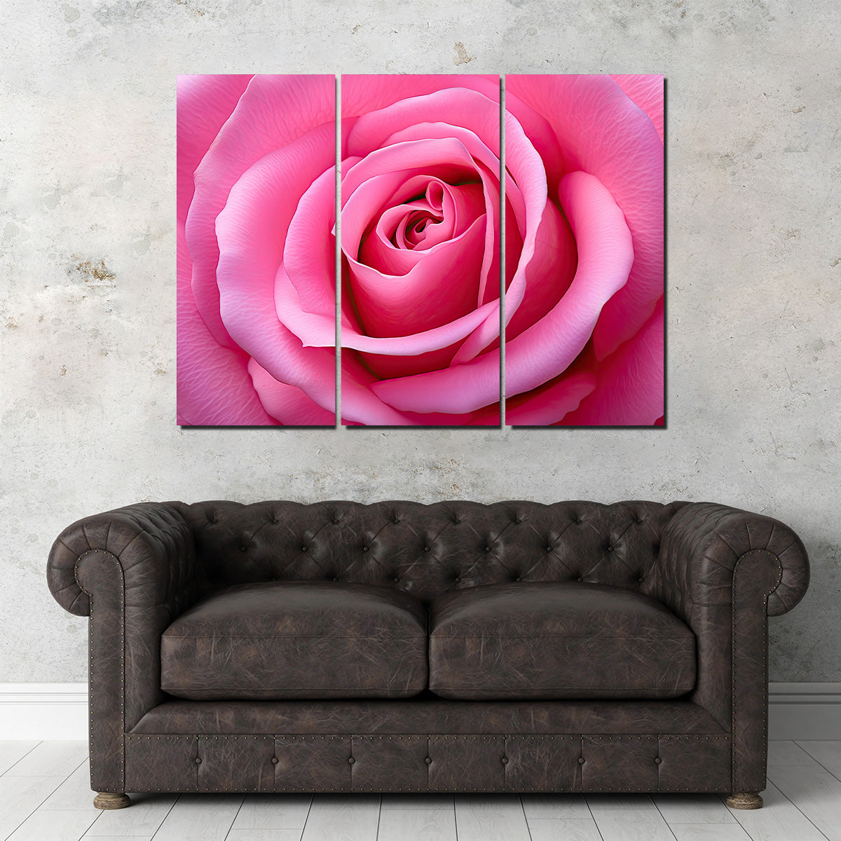 Pink Rose Wall Art