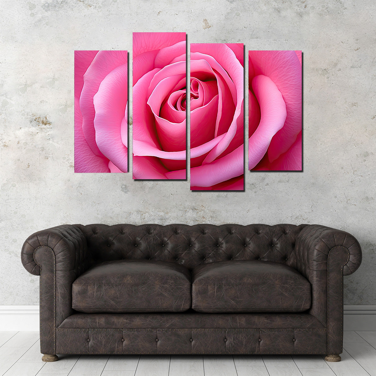 Pink Rose Wall Art