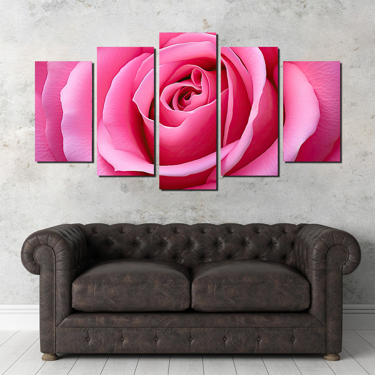 Pink Rose Wall Art
