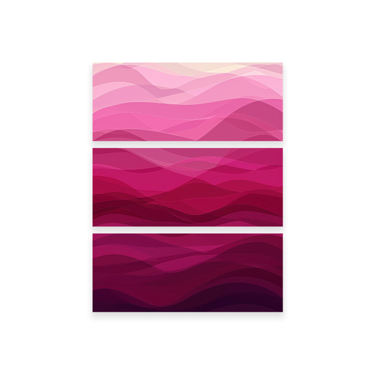 Pink Waves Wall Art