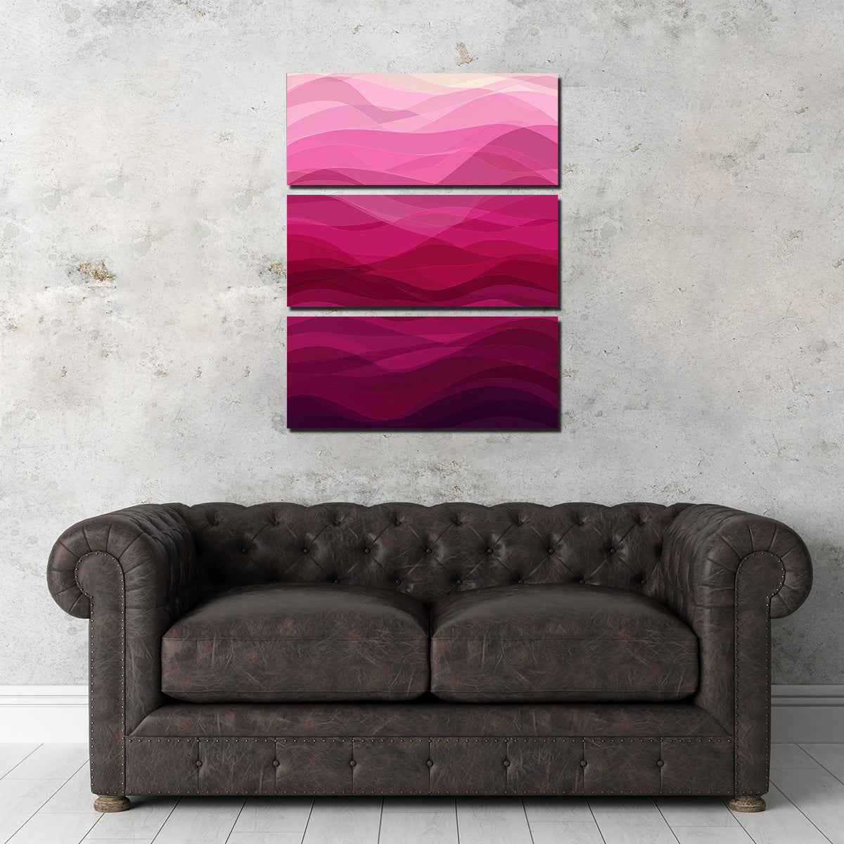 Pink Waves Wall Art