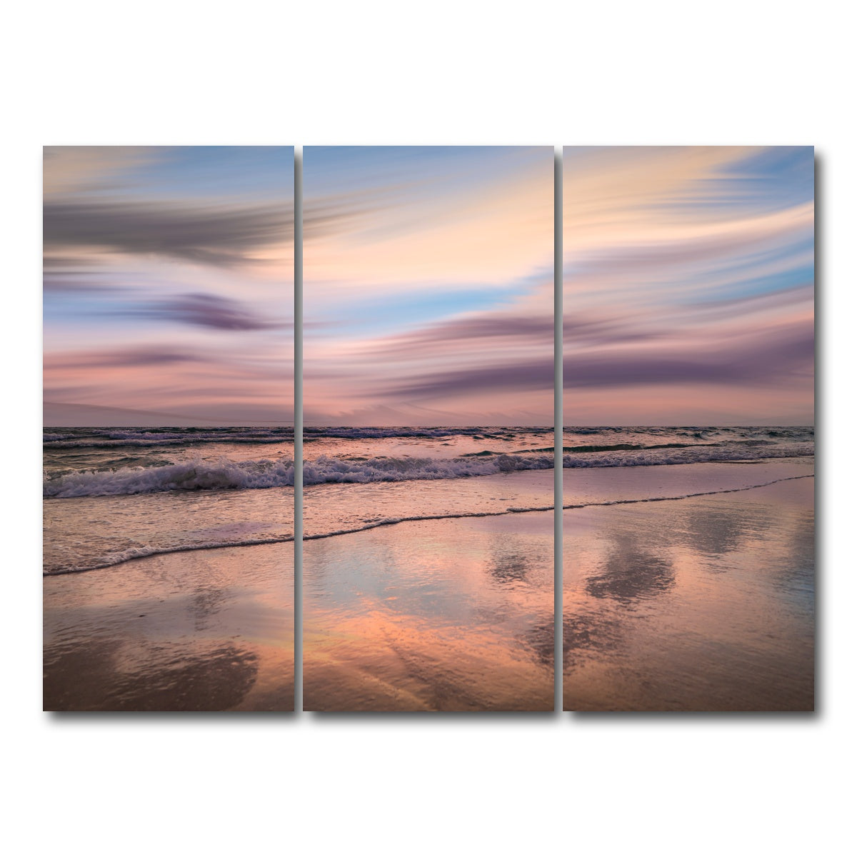 AUTO-MOCKUP WHITE | Pink Beauty | 3 Piece | Gallery Wrap Canvas | group=8x18