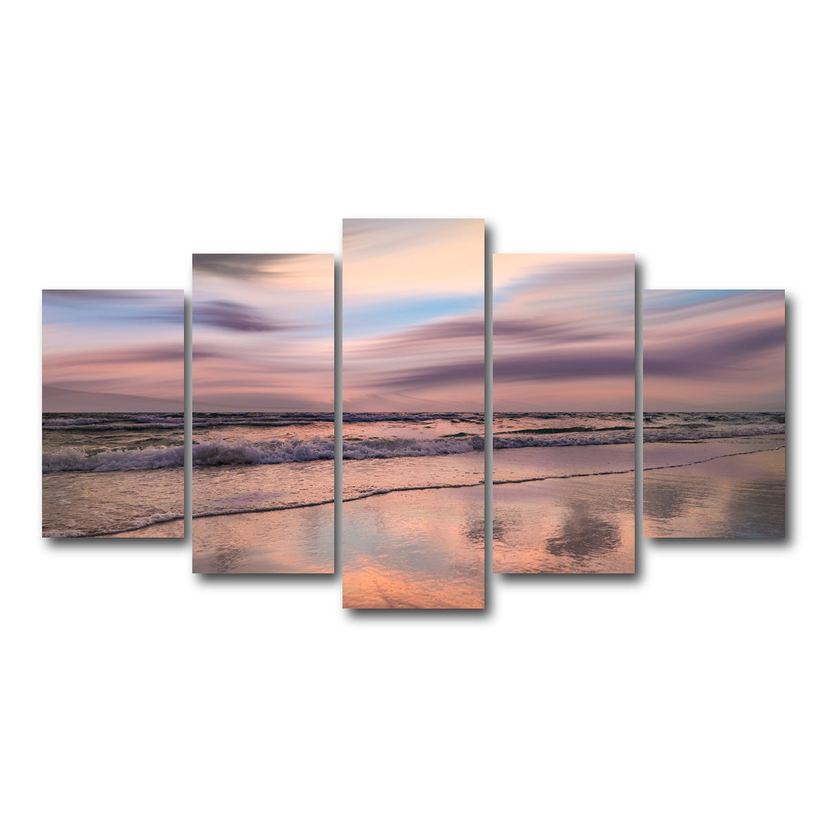AUTO-MOCKUP WHITE | Pink Beauty | 5 Piece | Gallery Wrap Canvas | group=5_normal