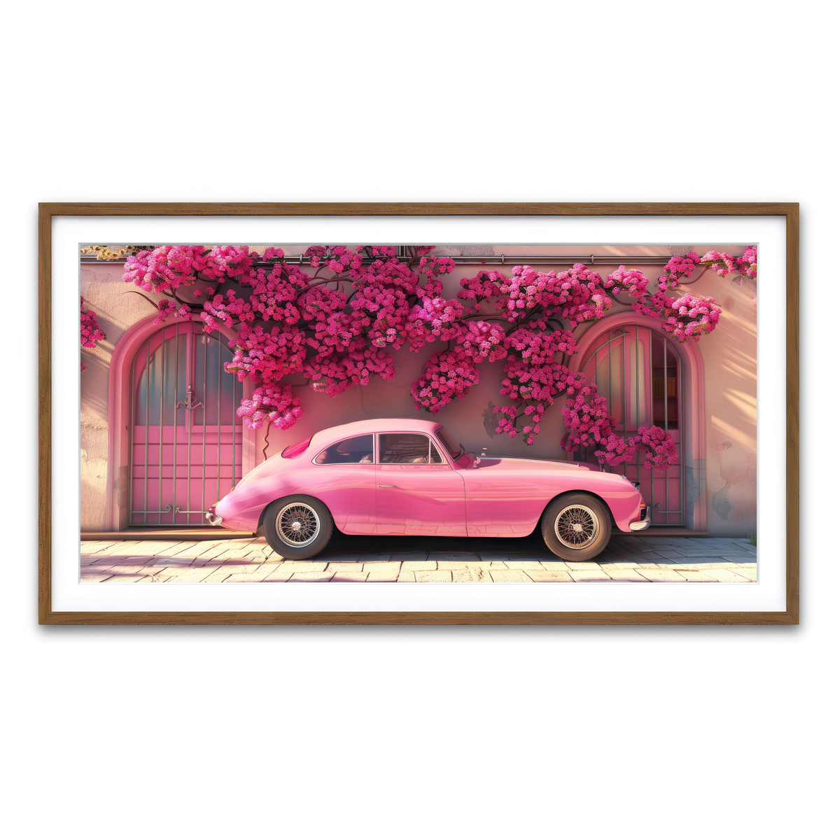 Framed Print 2x1 Walnut