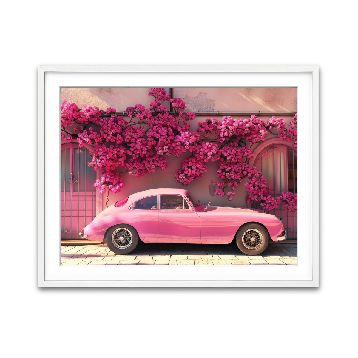 Framed Print 4x3 White