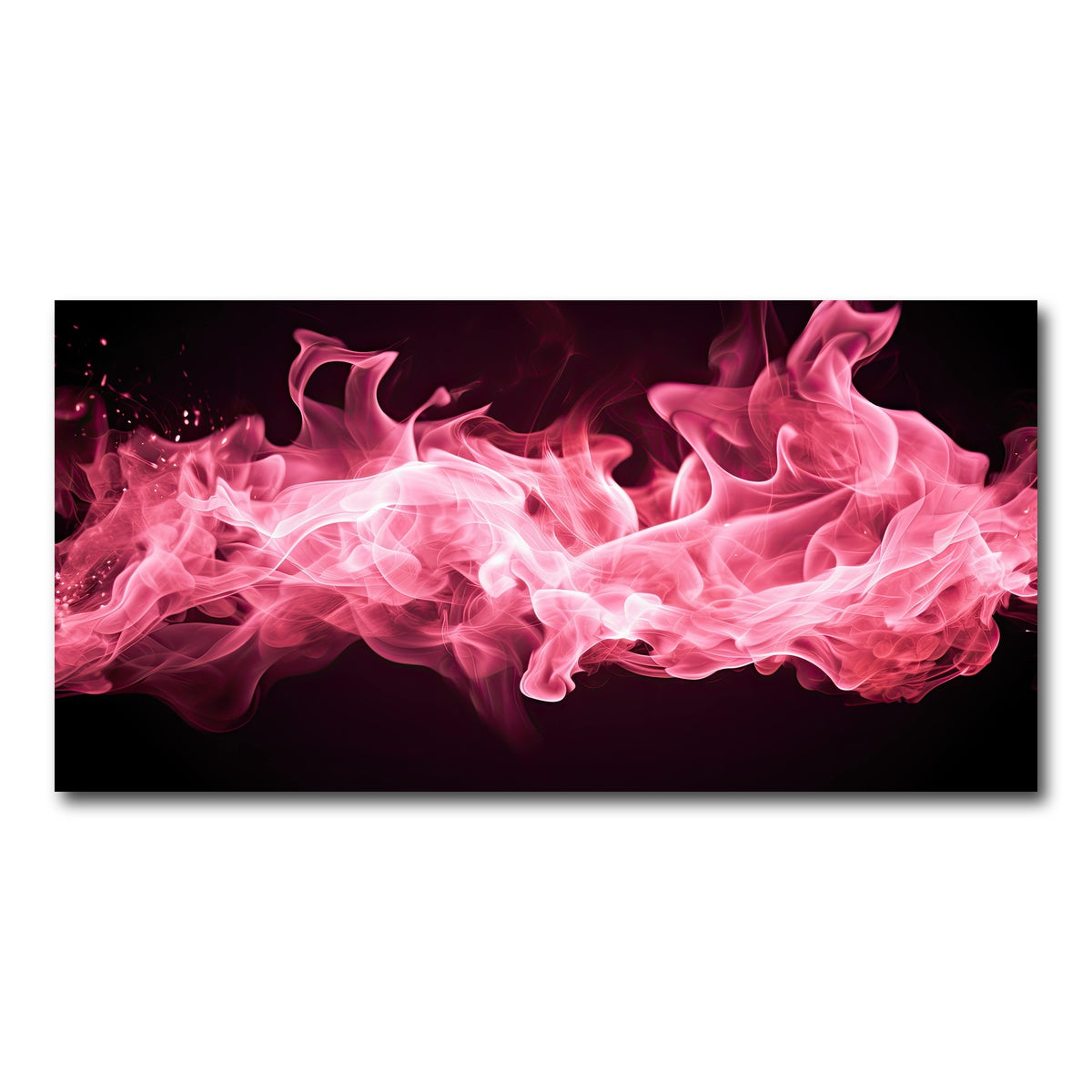 AUTO-MOCKUP WHITE | Pink Fire | 1 Piece | Gallery Wrap Canvas | group=2x1