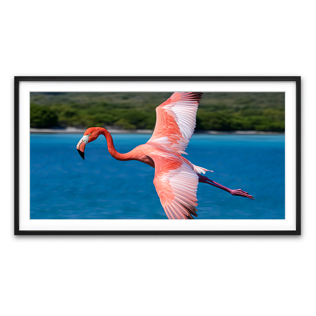 Framed Print 2x1 Black