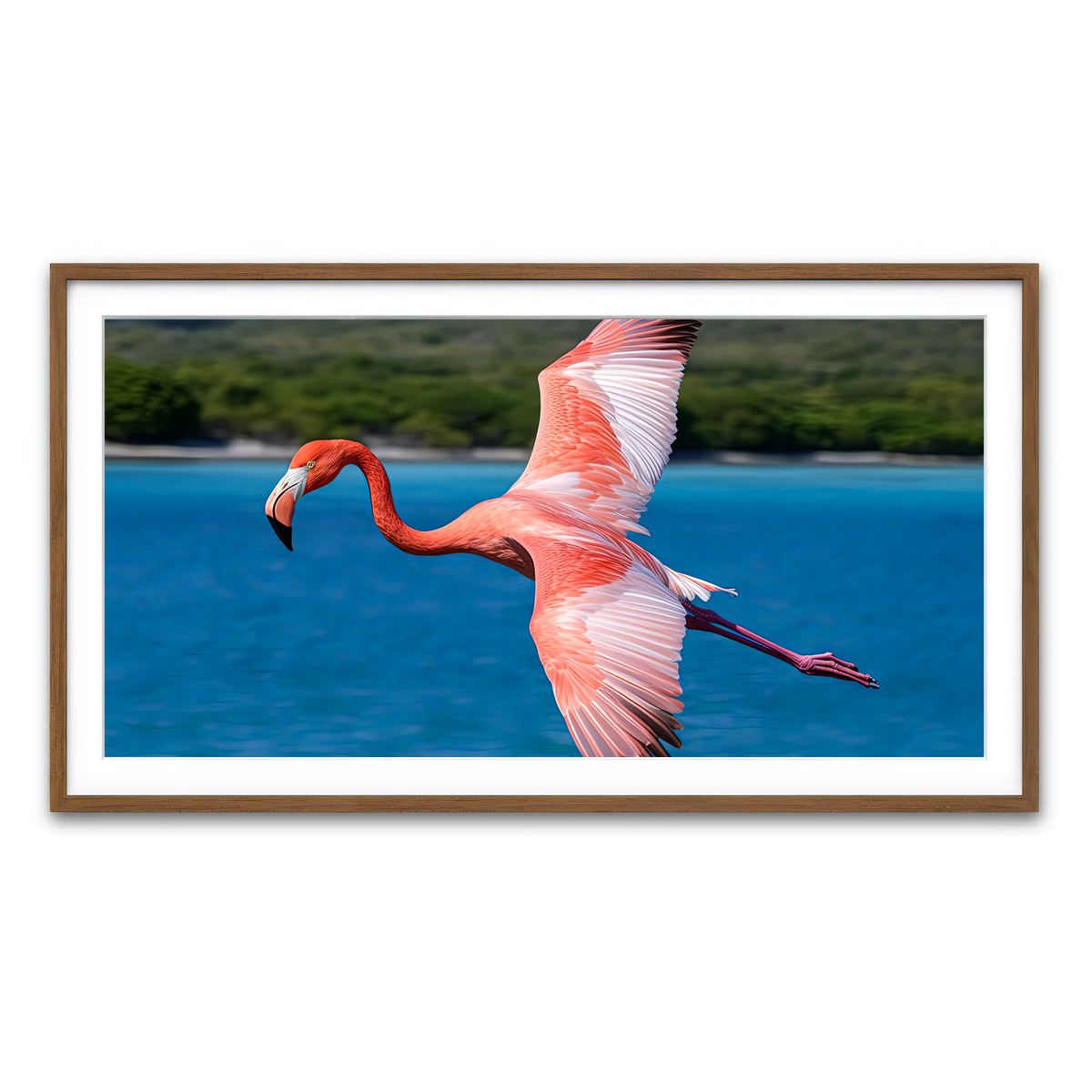 Framed Print 2x1 Walnut