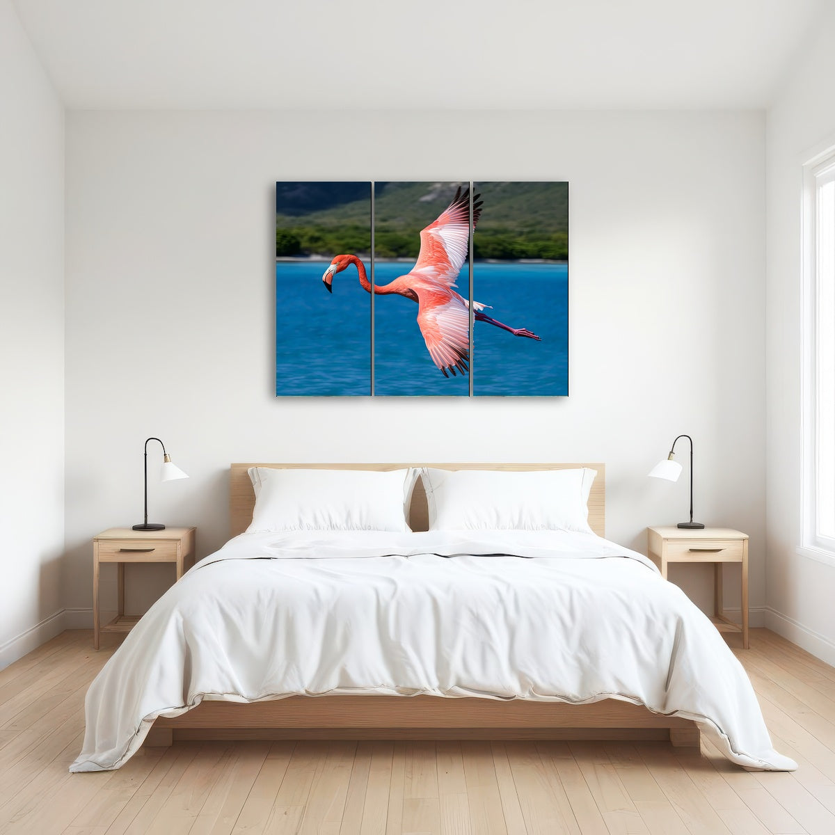 AUTO-MOCKUP ROOM | Pink Flamingo Flying